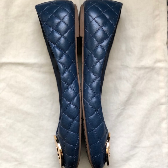 Tory Burch Quinn quilted ballet flat Navy - Picture 3 of 12